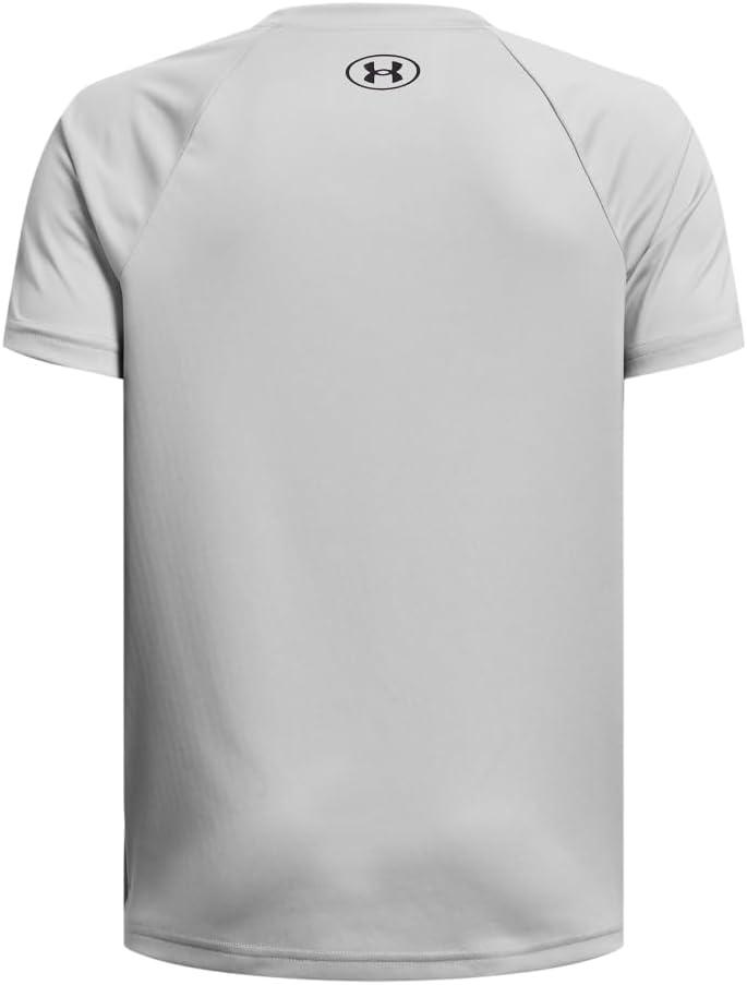 imageUnder Armour Boys Tech Hybrid Printed Fill ShortSleeve TShirt016 Mod Gray   Black