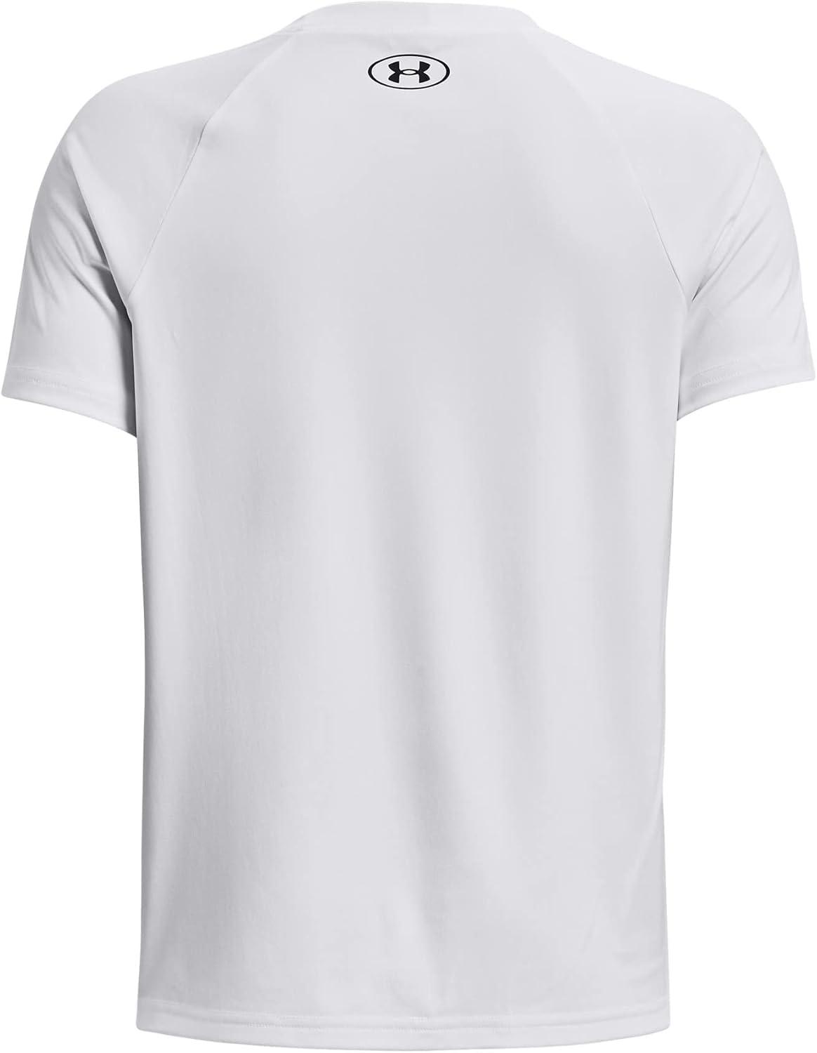 imageUnder Armour Boys Tech Hybrid Printed Fill ShortSleeve TShirt101 White   Black