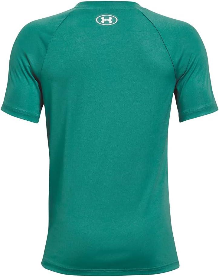 imageUnder Armour Boys Tech Hybrid Printed Fill ShortSleeve TShirtCerulean 452White