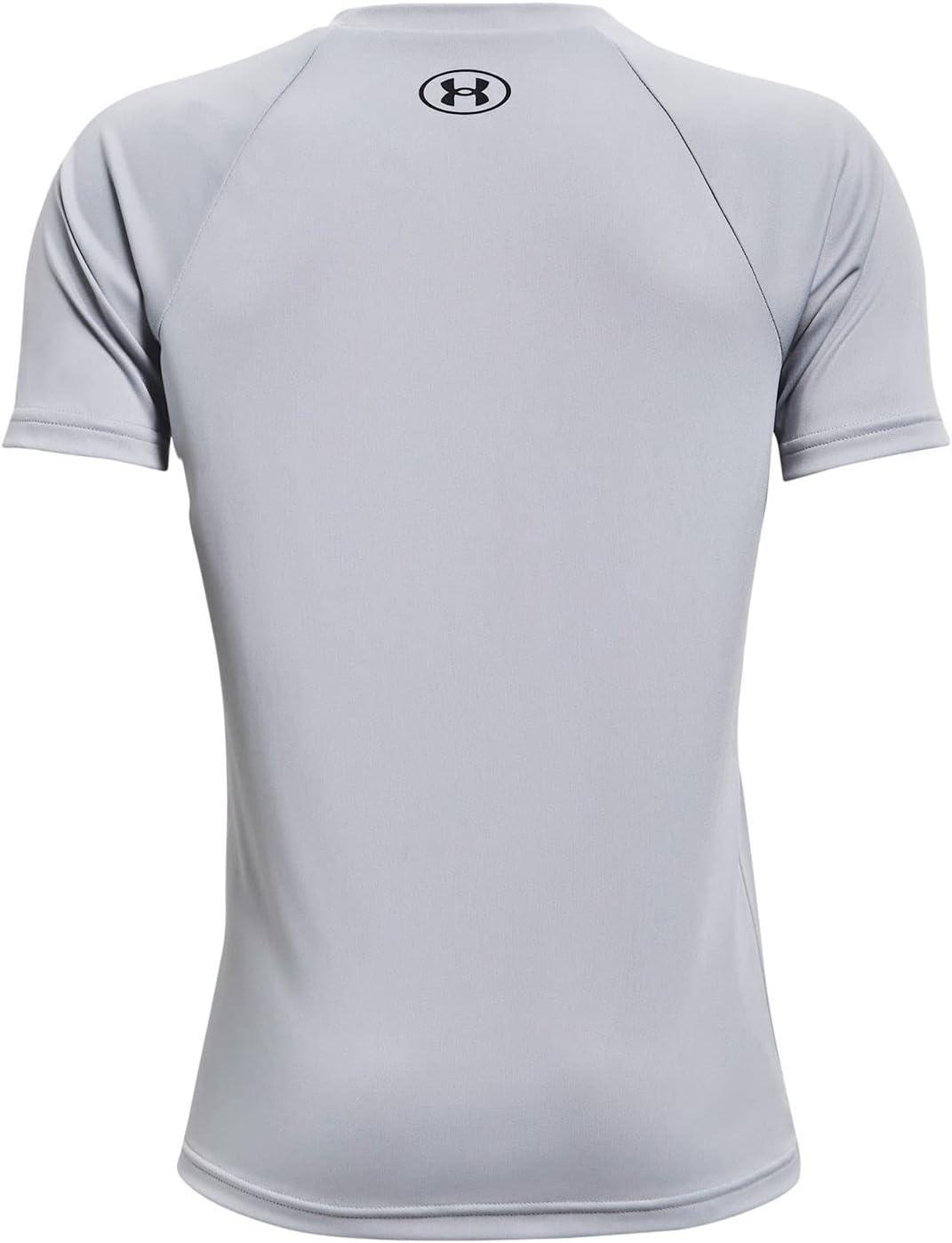 imageUnder Armour Boys Tech Hybrid Printed Fill ShortSleeve TShirtMod Gray 011Black