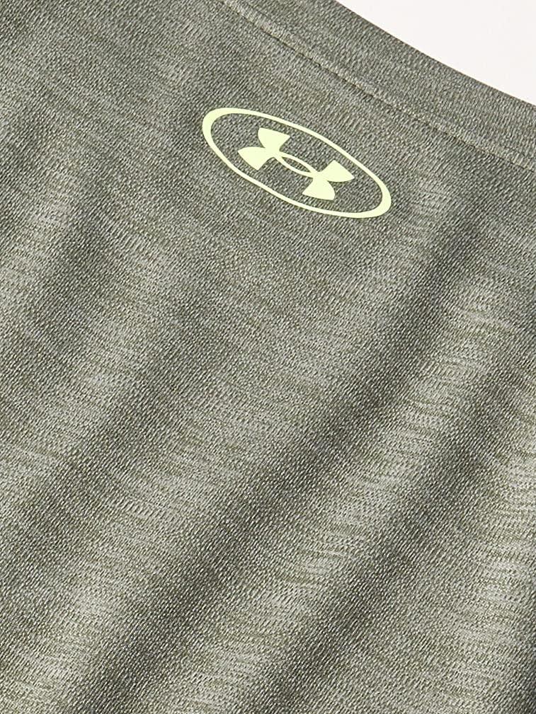 imageUnder Armour Boys Tech Split Logo Hybrid ShortSleeve TShirtMarine Od Green 390Pale Moonlight