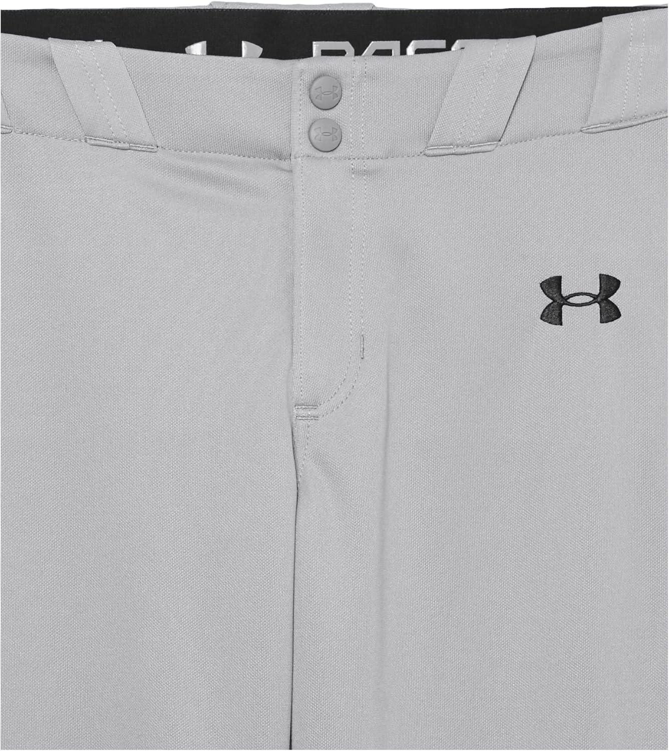 imageUnder Armour Boys Utility Baseball Pant Pipe080 Baseball Gray  Black  Black