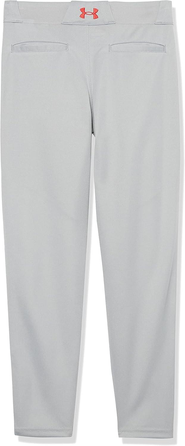 imageUnder Armour Boys Utility Baseball Pant Pipe083 Baseball Gray  Red  Red
