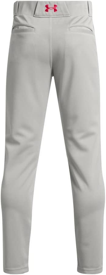 imageUnder Armour Boys Utility Baseball Pant Pipe083 Baseball Gray  Red  Red
