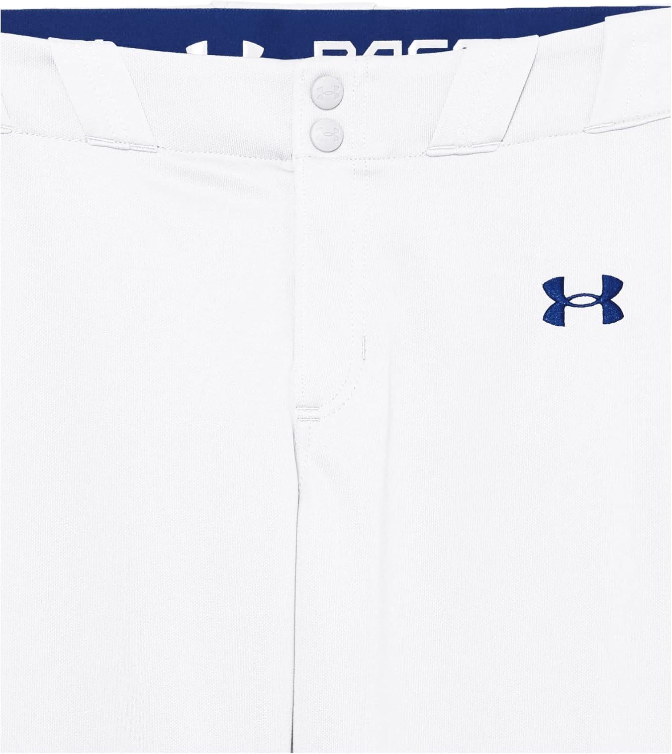 imageUnder Armour Boys Utility Baseball Pant Pipe101 White  Royal  Royal