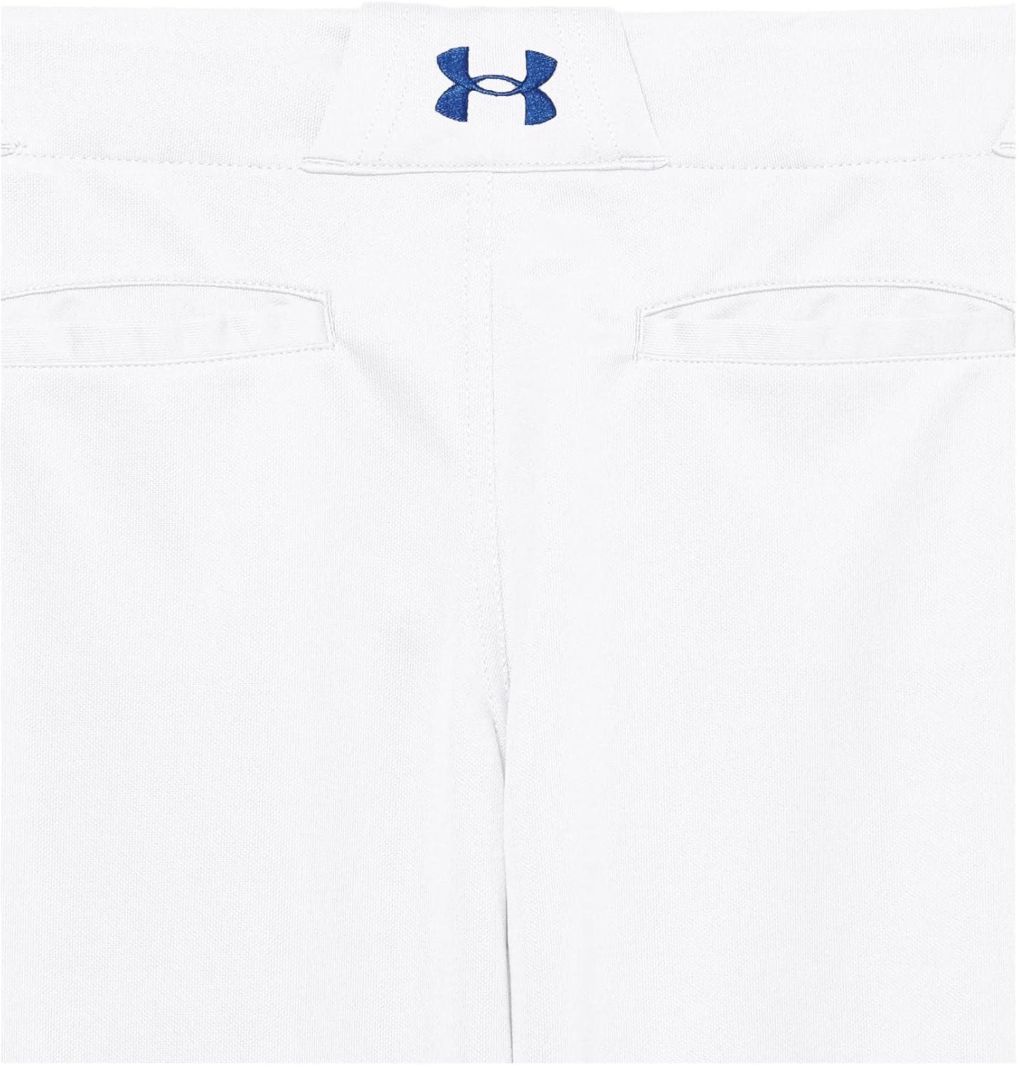 imageUnder Armour Boys Utility Baseball Pant Pipe101 White  Royal  Royal