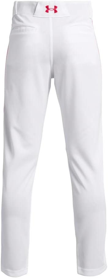 imageUnder Armour Boys Utility Baseball Pant Pipe103 White  Red  Red