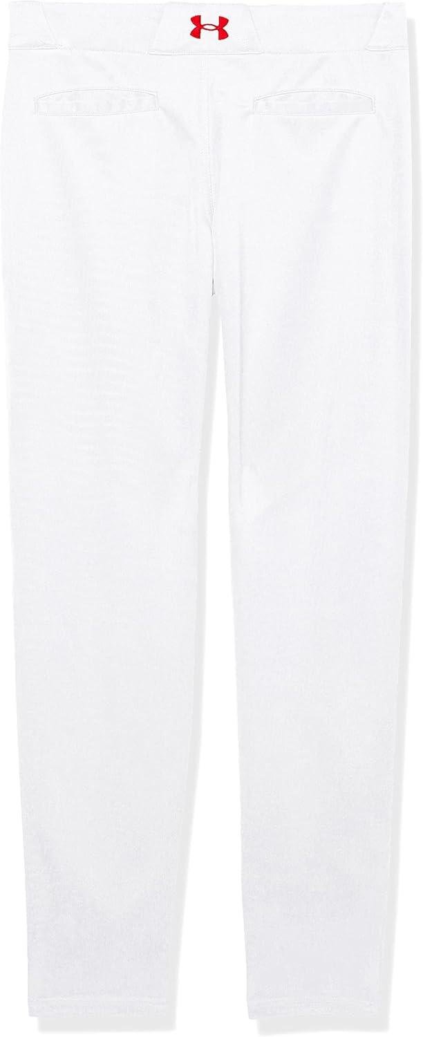 imageUnder Armour Boys Utility Baseball Pant Pipe103 White  Red  Red