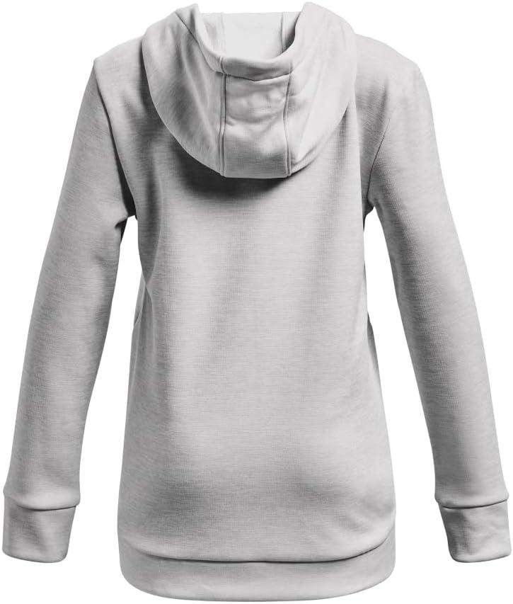 imageUnder Armour Girls Armourfleece Iridescent Big Logo Hoodie014 Halo Gray Medium Heather   Iridescent