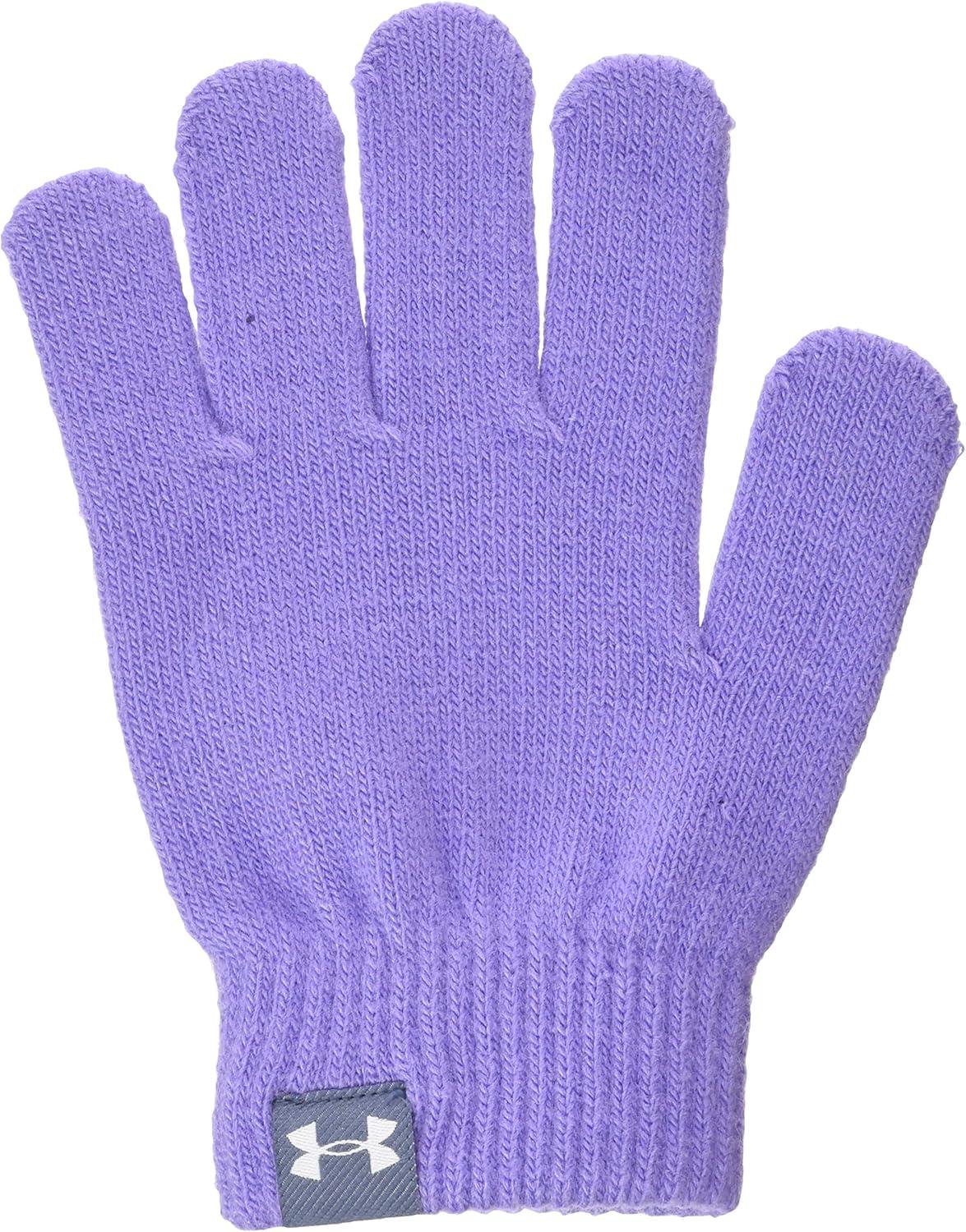 imageUnder Armour Girls Beanie Glove ComboFlight Purple 589White