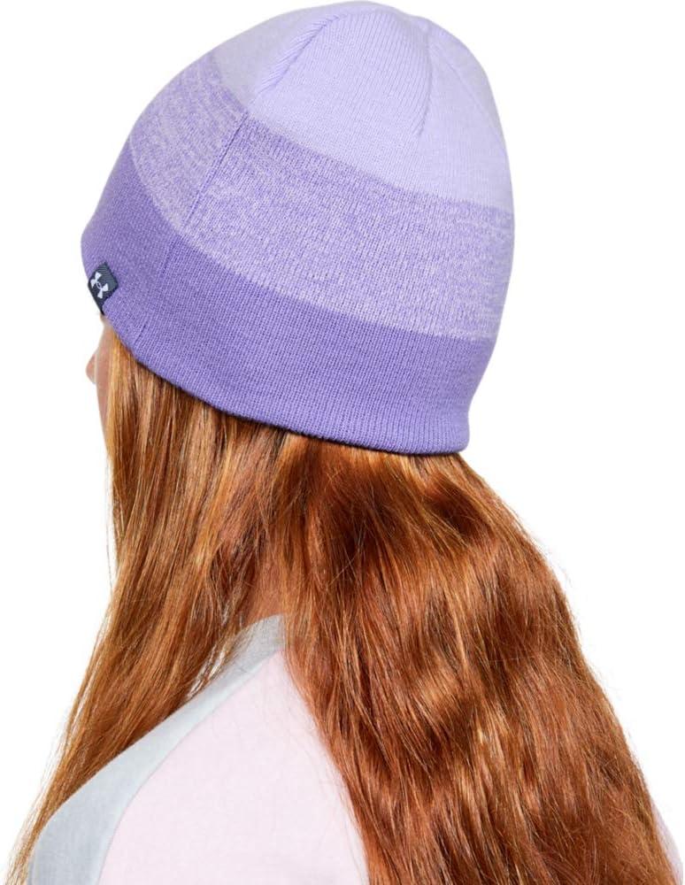 imageUnder Armour Girls Beanie Glove ComboFlight Purple 589White