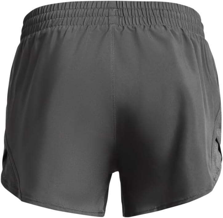 imageUnder Armour Girls Fly By 3 quot Shorts025 Castlerock  Castlerock  Reflective