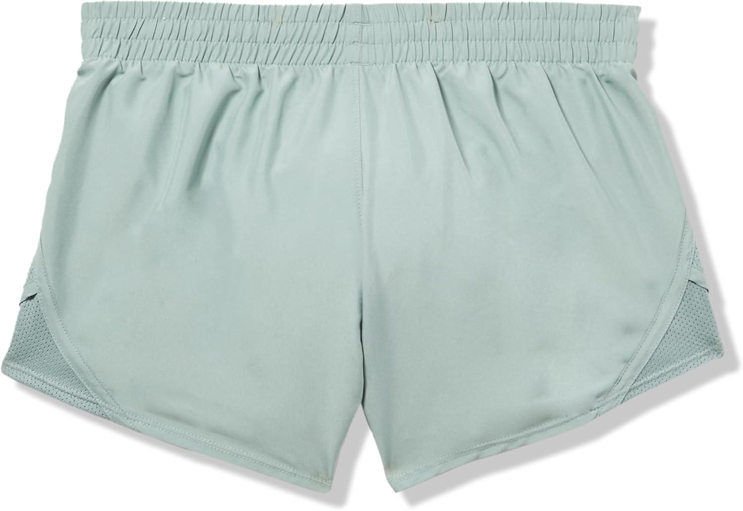 imageUnder Armour Girls Fly By 3 quot Shorts348 Silica Green   Reflective