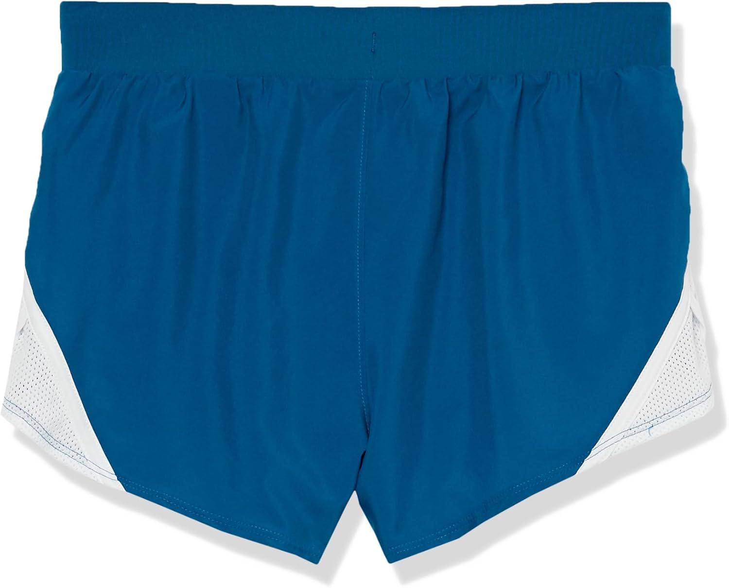 imageUnder Armour Girls Fly By 3 quot Shorts426 Varsity Blue   White