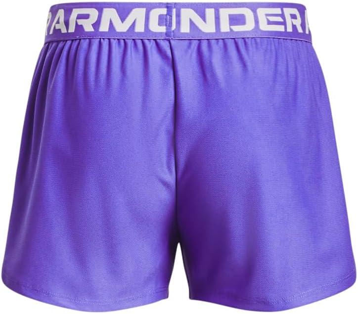 imageUnder Armour Girls Play Up Solid Shorts184 Brilliant Violet   White