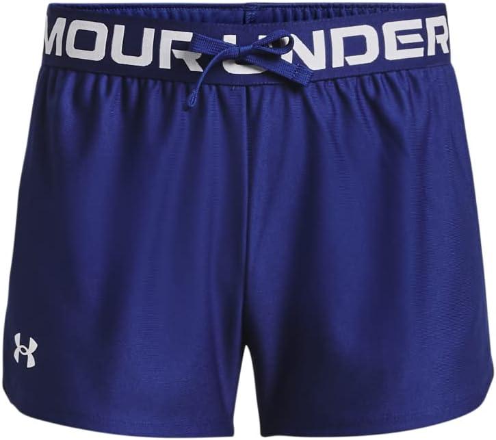 imageUnder Armour Girls Play Up Solid Shorts456 Bauhaus Blue   White