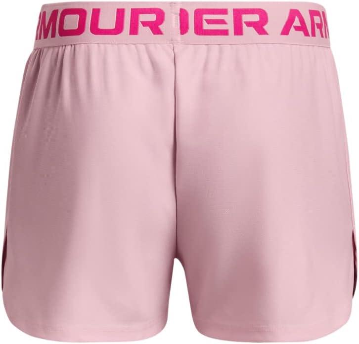 imageUnder Armour Girls Play Up Solid Shorts676 Pink Sugar  Rebel Pink  Rebel Pink