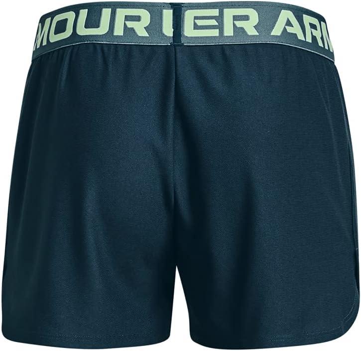 imageUnder Armour Girls Play Up Solid ShortsBlue Note 413Aqua Foam