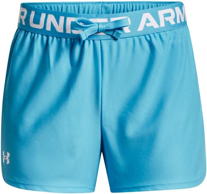 imageUnder Armour Girls Play Up Solid ShortsFresco Blue 481White