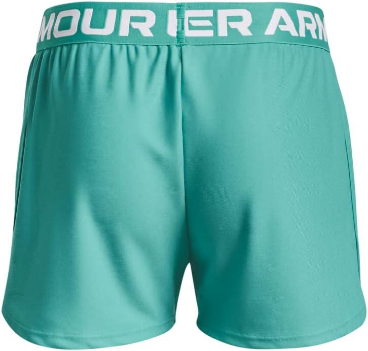 imageUnder Armour Girls Play Up Solid ShortsNeptune 369Pink Lemonade