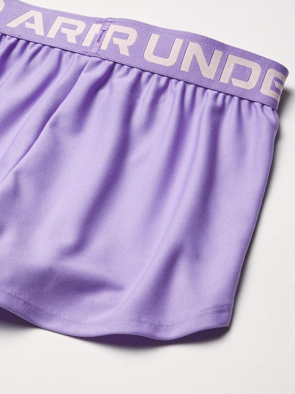 imageUnder Armour Girls Play Up Solid ShortsPlanet Purple 576Beta Tint