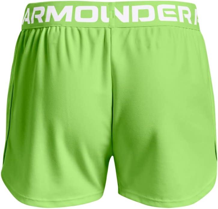 imageUnder Armour Girls Play Up Solid ShortsQuirky Lime 752White