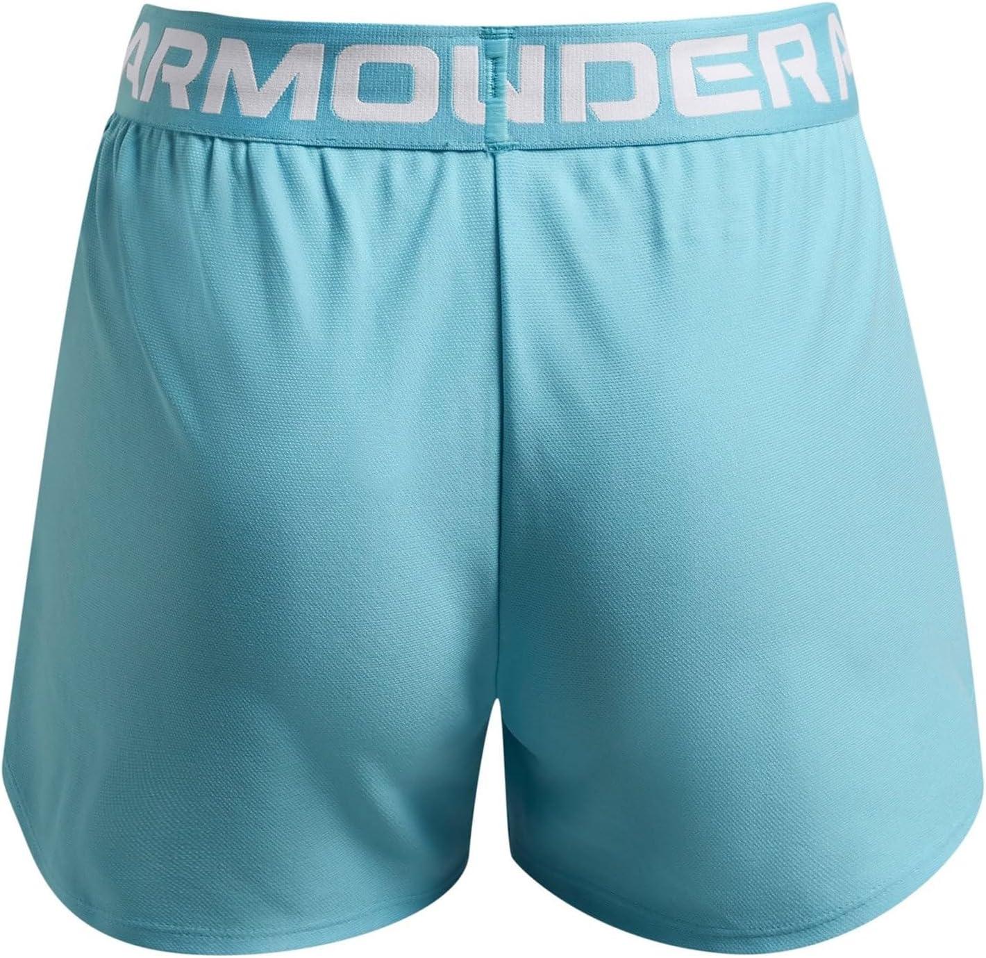 imageUnder Armour Girls Play Up Solid ShortsSky Blue 914White