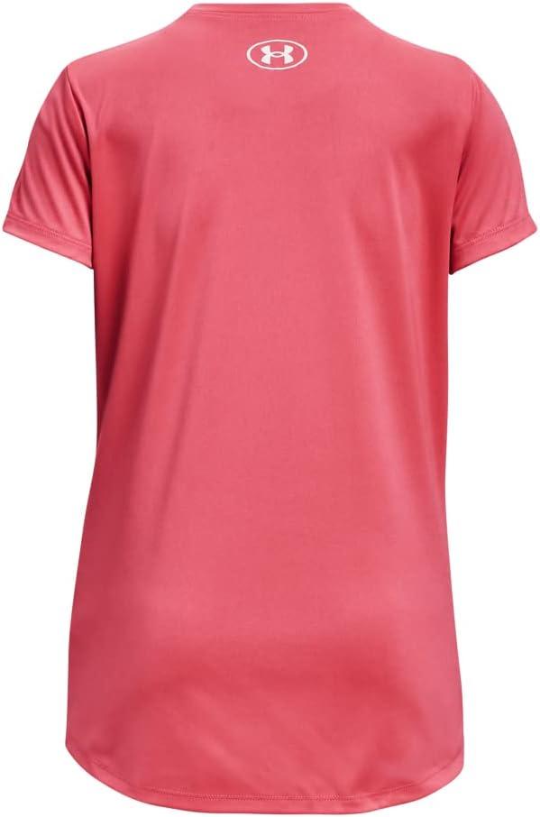 imageUnder Armour Girls Tech Big Logo Short Sleeve TShirt849 Calypso   White
