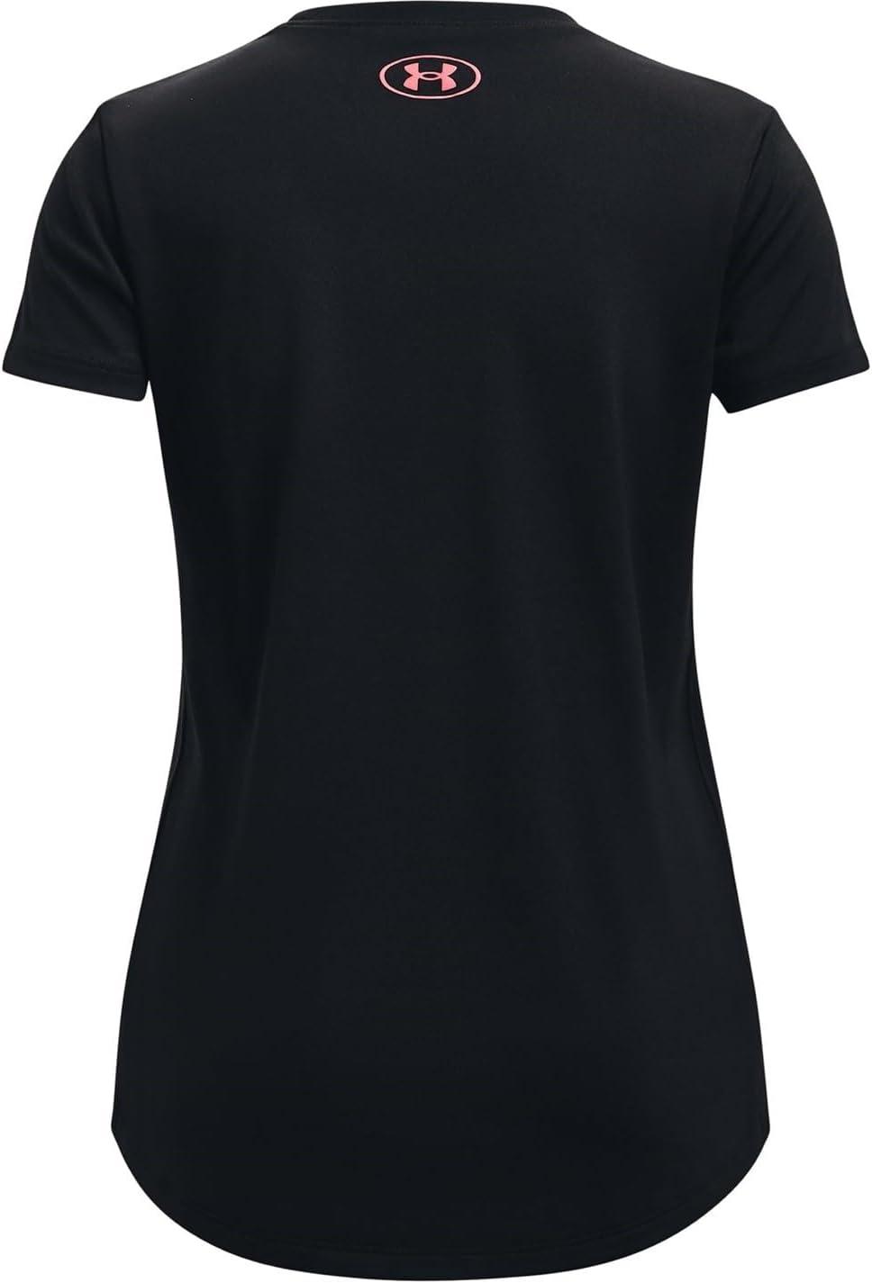 imageUnder Armour Girls Tech Big Logo Short Sleeve TShirtBlack 001White