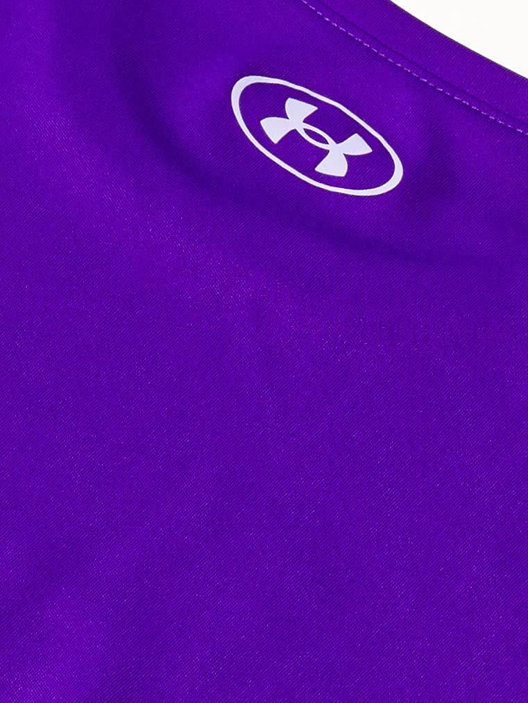 imageUnder Armour Girls Tech Big Logo Short Sleeve TShirtPurple Zest 754Pale Moonlight