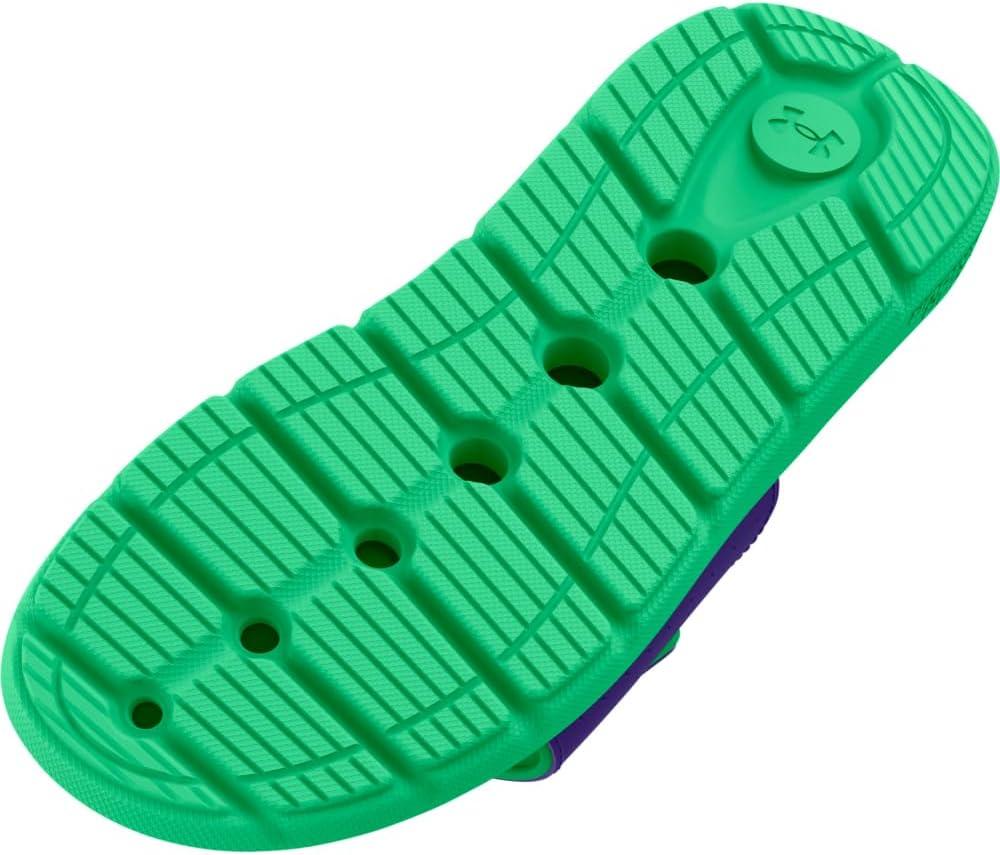 imageUnder Armour Kids Ignite Pro Slide Sandal300 Vapor GreenCobalt LegacyCeleste