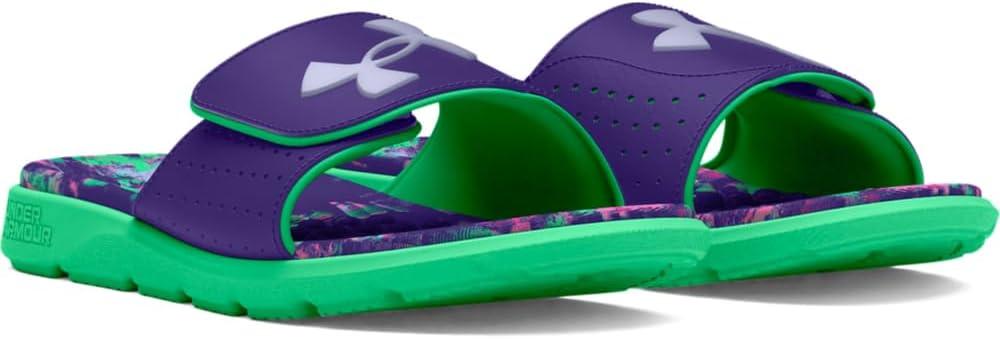 imageUnder Armour Kids Ignite Pro Slide Sandal300 Vapor GreenCobalt LegacyCeleste