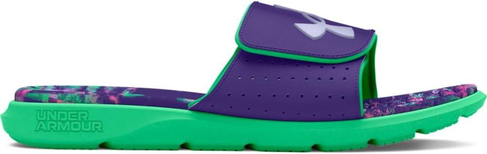 imageUnder Armour Kids Ignite Pro Slide Sandal300 Vapor GreenCobalt LegacyCeleste