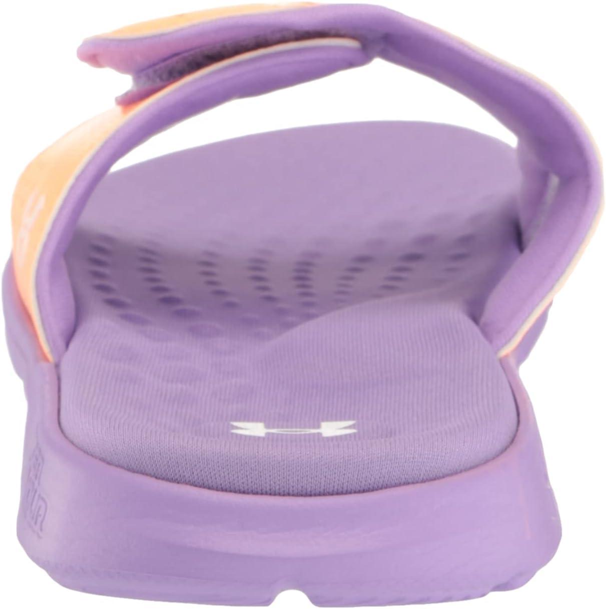 imageUnder Armour Kids Ignite Pro Slide Sandal800 Orange TropicDigi PurpleWhite