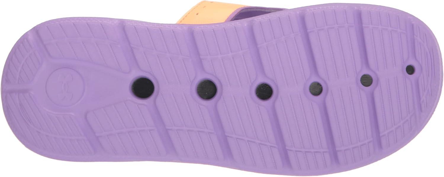 imageUnder Armour Kids Ignite Pro Slide Sandal800 Orange TropicDigi PurpleWhite