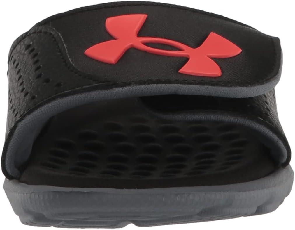 imageUnder Armour Kids Ignite Pro Slide SandalBlackGravelAfter Burn