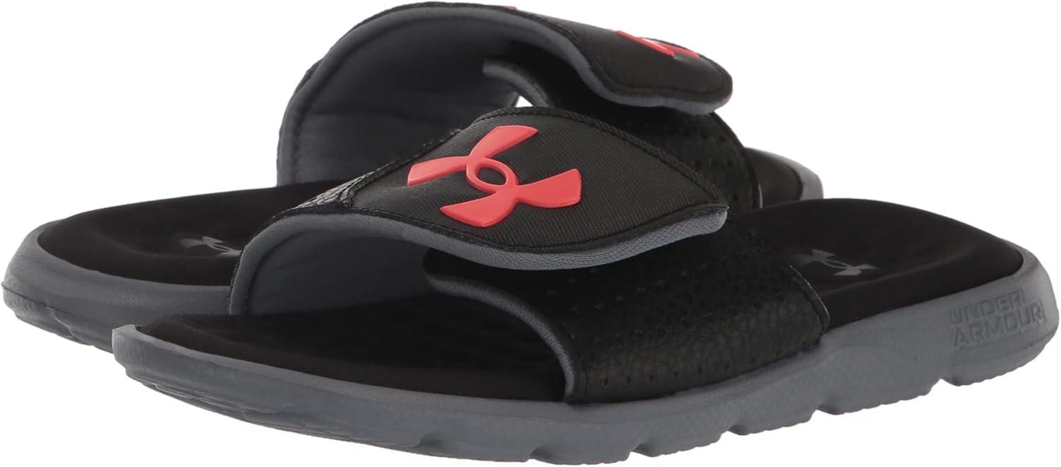 imageUnder Armour Kids Ignite Pro Slide SandalBlackGravelAfter Burn