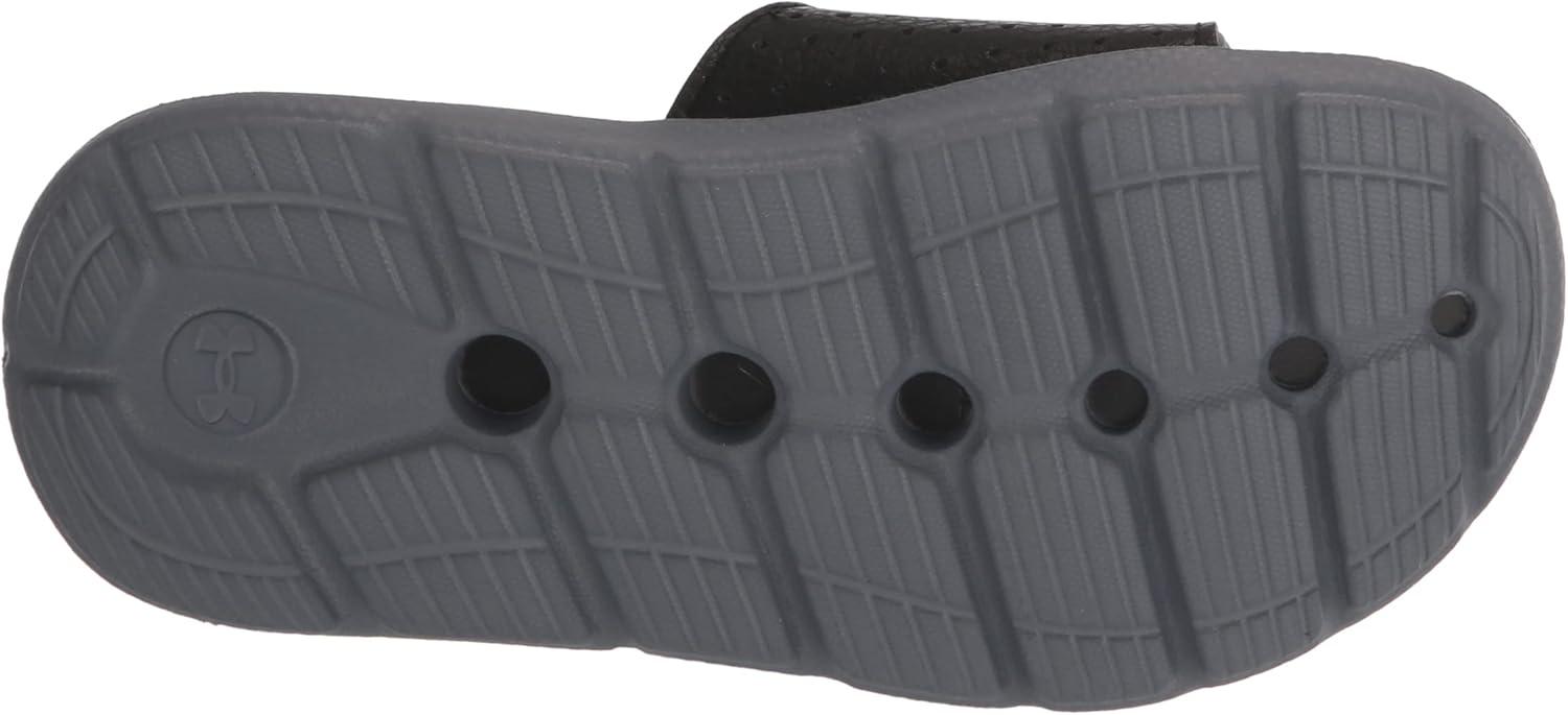 imageUnder Armour Kids Ignite Pro Slide SandalBlackGravelAfter Burn