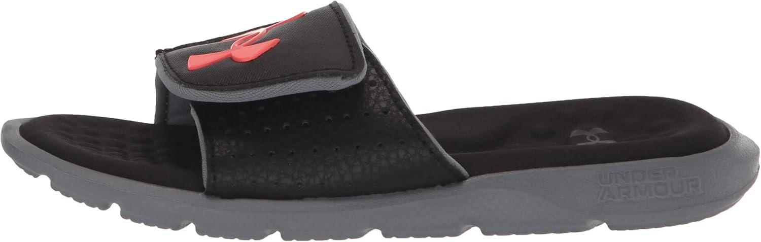 imageUnder Armour Kids Ignite Pro Slide SandalBlackGravelAfter Burn