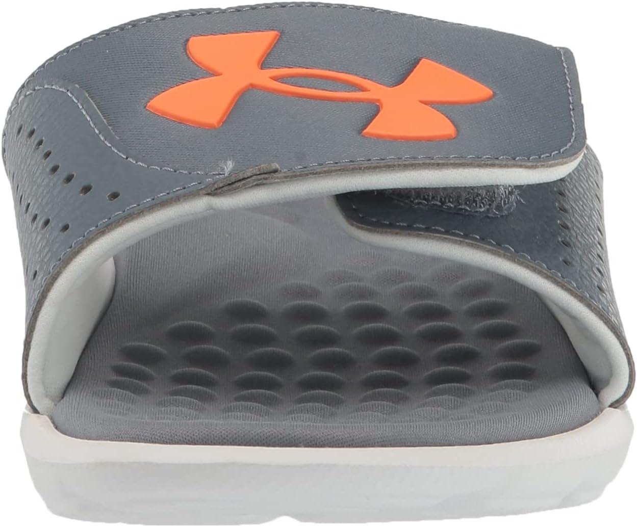 imageUnder Armour Kids Ignite Pro Slide SandalGravelGray MistOrange Blast