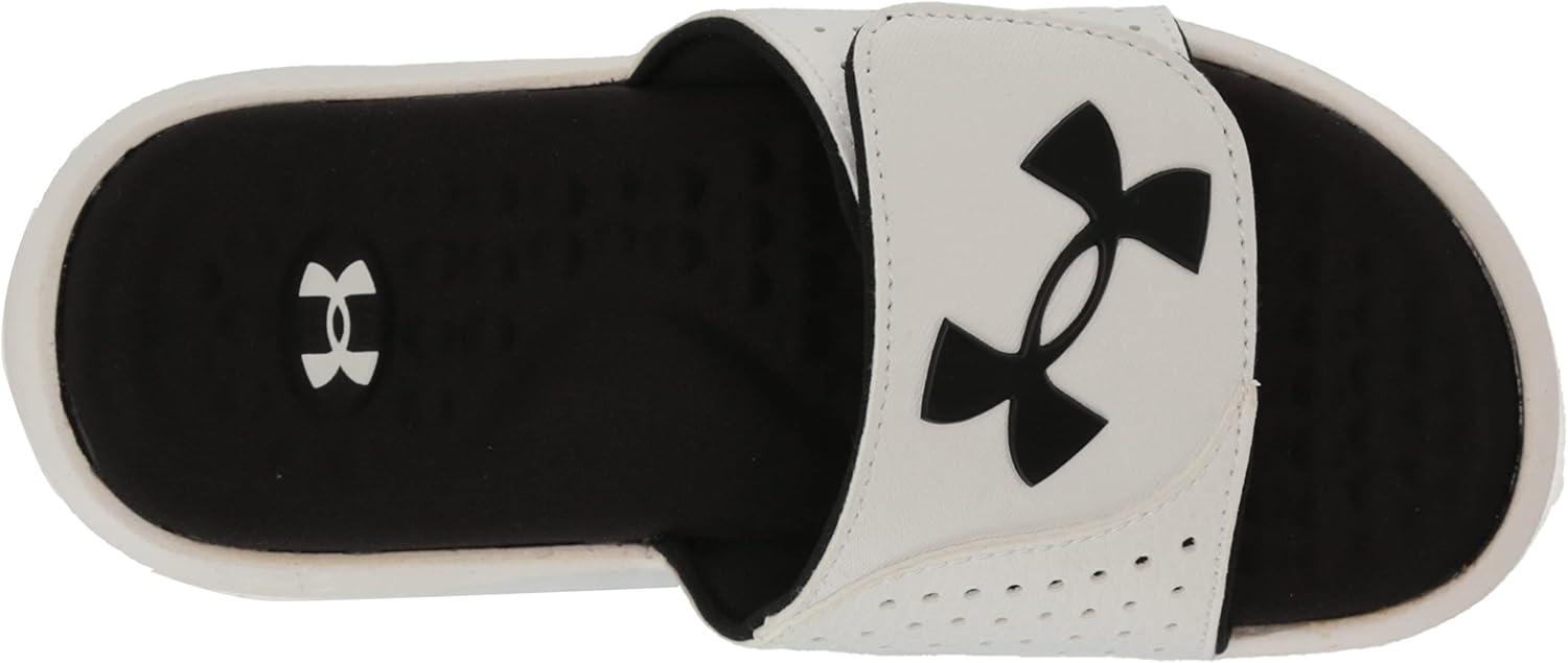 imageUnder Armour Kids Ignite Pro Slide SandalWhiteWhiteBlack