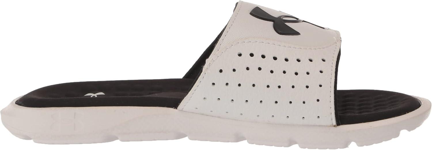 imageUnder Armour Kids Ignite Pro Slide SandalWhiteWhiteBlack