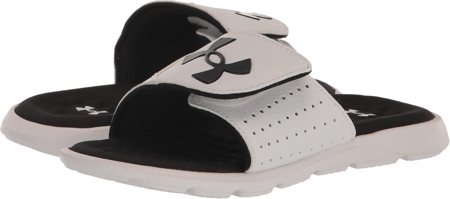 imageUnder Armour Kids Ignite Pro Slide SandalWhiteWhiteBlack