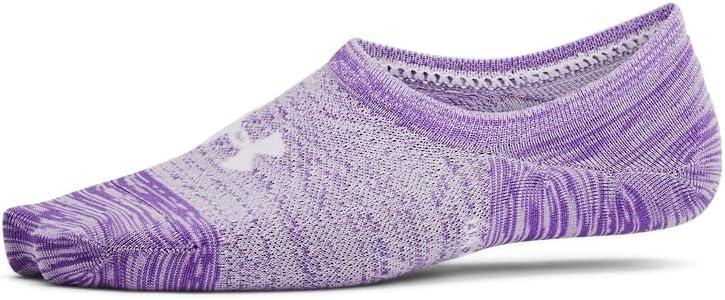 imageUnder Armour Womens Breathe Lite Ultra Low Socks 3 Pack535 Salt Purple  Mod Gray  White