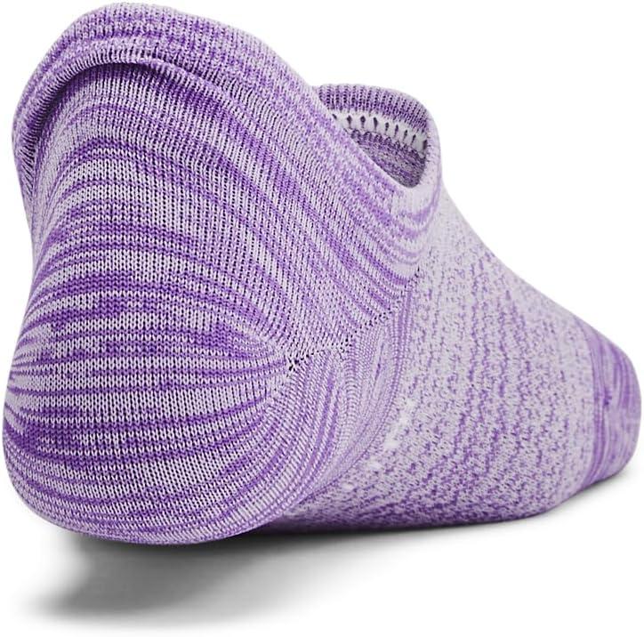 imageUnder Armour Womens Breathe Lite Ultra Low Socks 3 Pack535 Salt Purple  Mod Gray  White