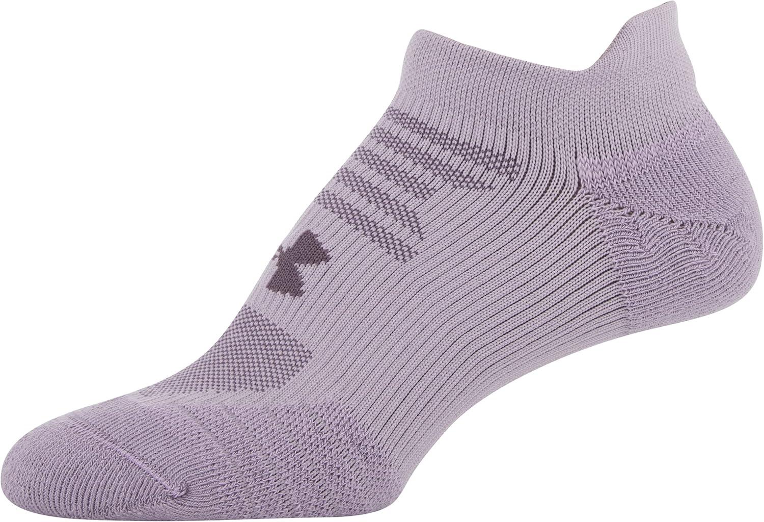 imageUnder Armour Womens Play Up No Show Tab Socks 3PairsMauve Pink Assorted