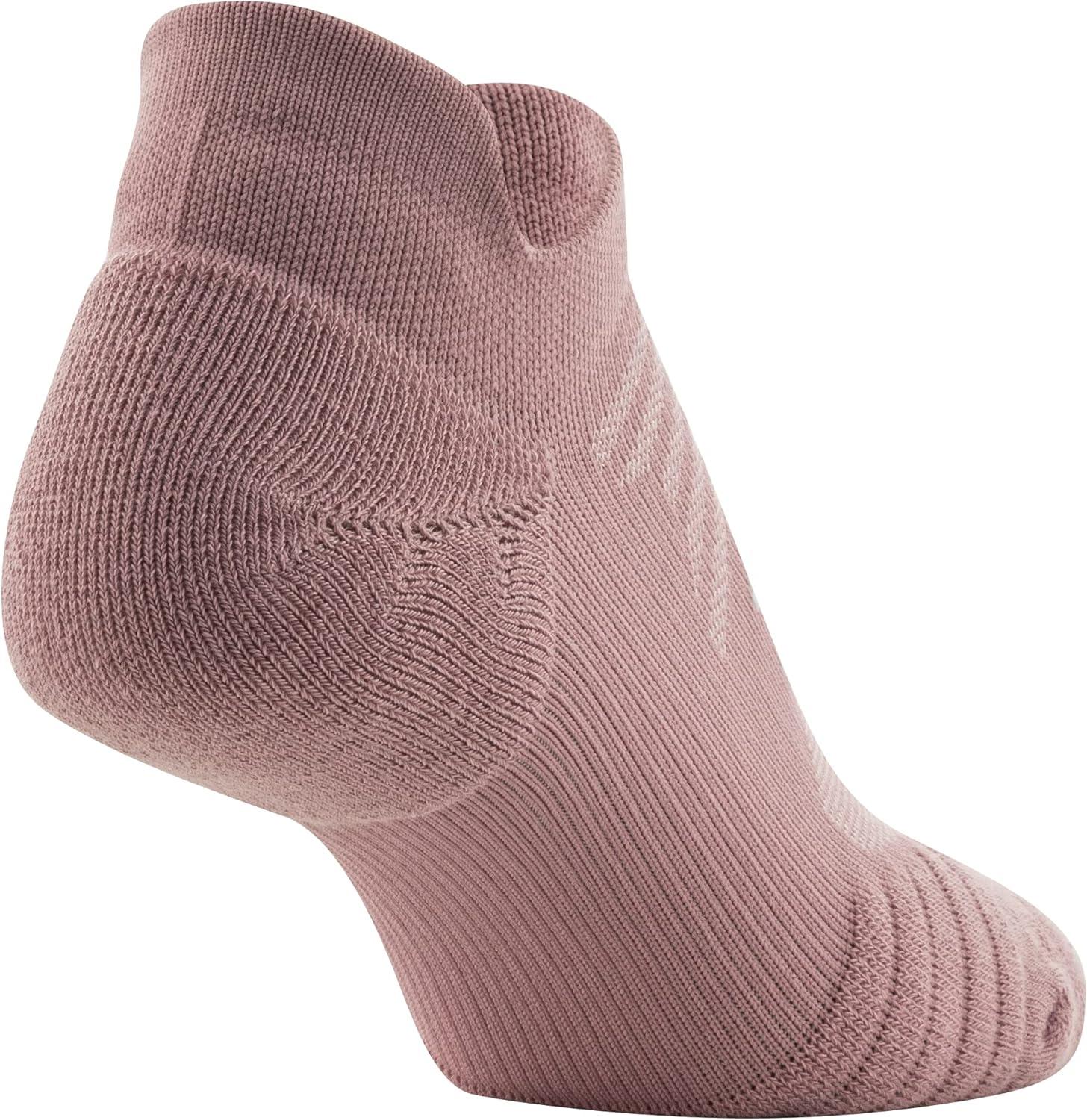 imageUnder Armour Womens Play Up No Show Tab Socks 3PairsPink Elixir Assorted