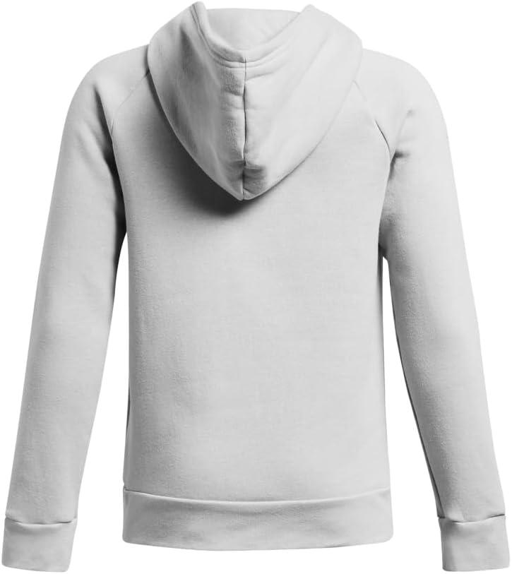 imageUnder Armour boys Rival Fleece Hoodie012 Mod Gray   White