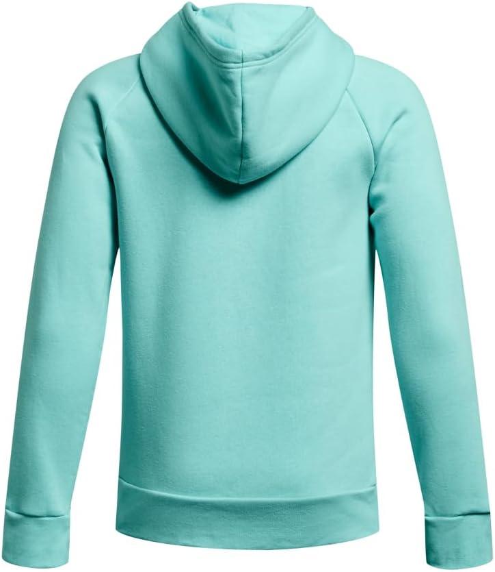 imageUnder Armour boys Rival Fleece Hoodie361 Neo Turquoise   White
