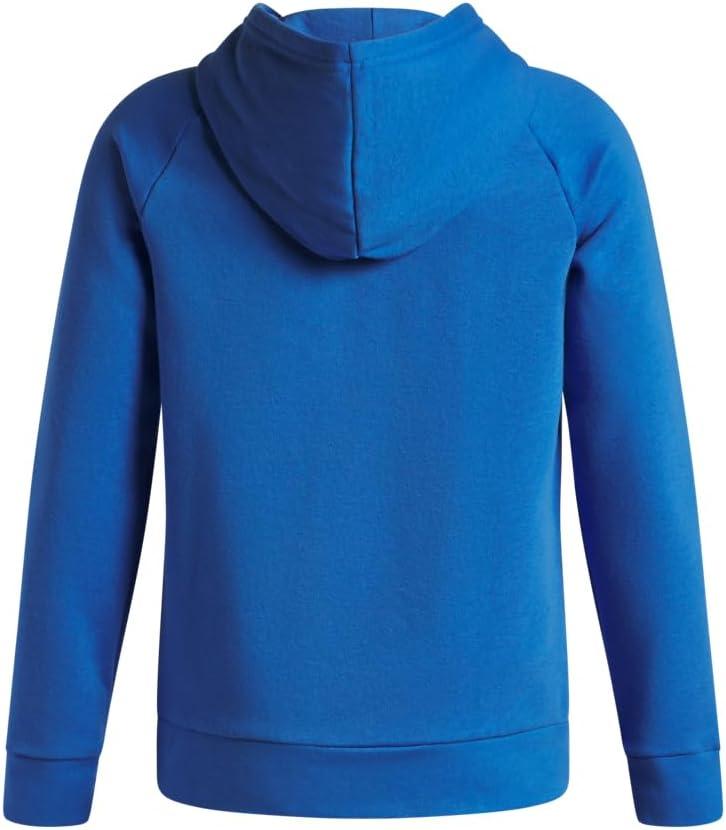 imageUnder Armour boys Rival Fleece Hoodie402 Blue Atlantis   White